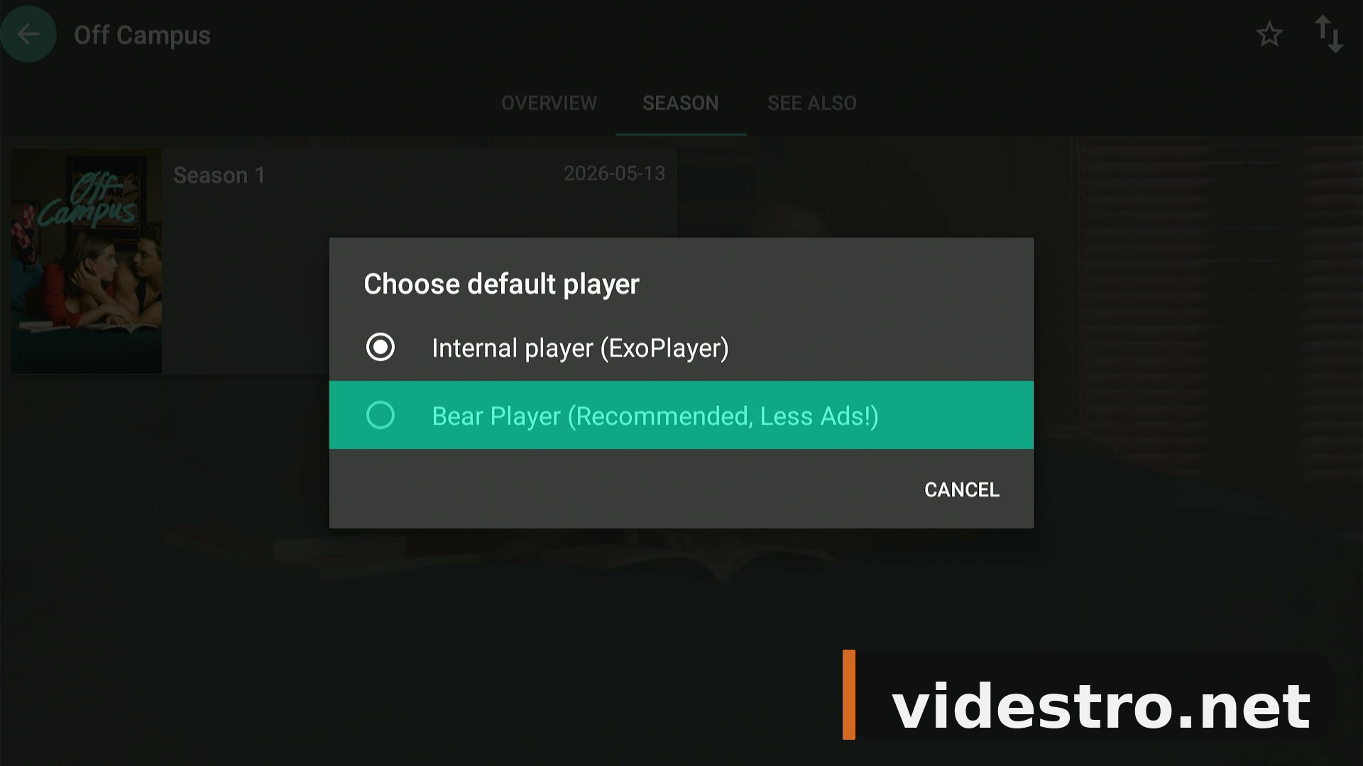 FilmPlus with Bear Player