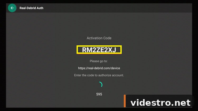 Real-Debrid activation code