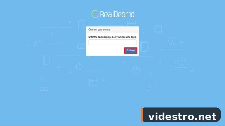 Real-Debrid device activation website