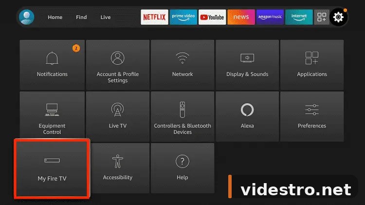 My Fire TV option