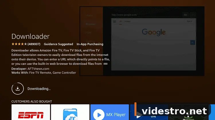 Downloader installing