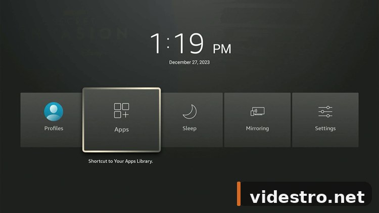 Open Apps on FireStick